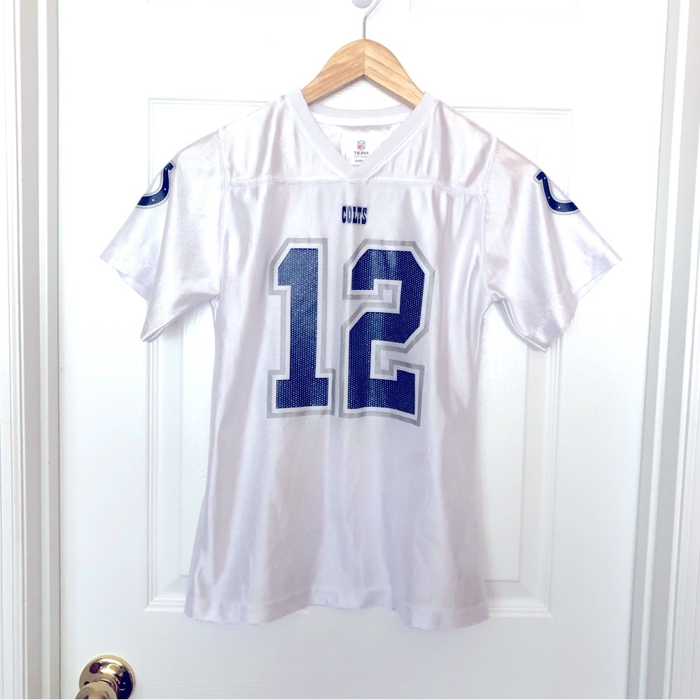 NFL Team Apparel Girls Indianapolis Colts Jersey Sz L (10/12)